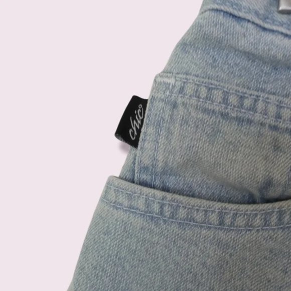 Chic By H.I.S Jean Shorts Sz 10 - Picture 4 of 7